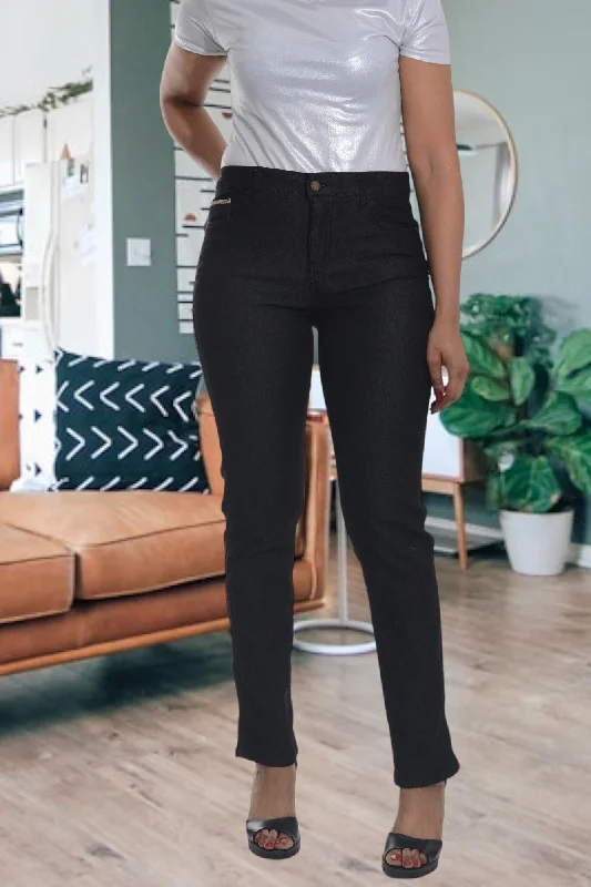 Ladies Black Jeans