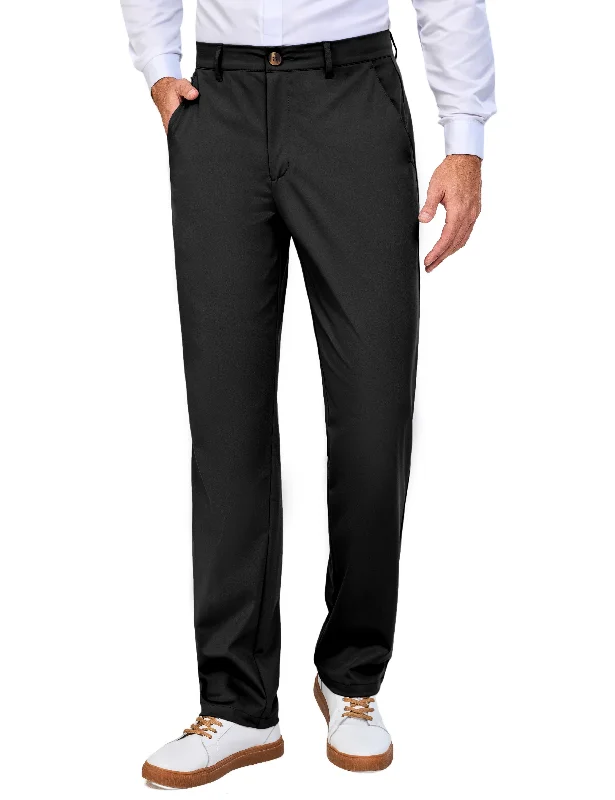 Men's Regular Fit Dress Pants Golf Pants Casual Travel Pants