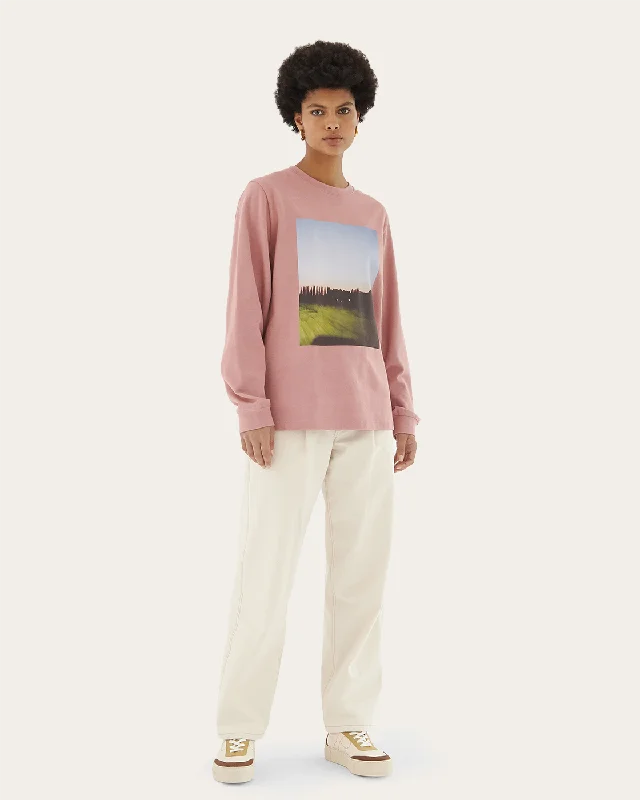 Kieran Top Organic Heavyweight Cotton Jersey Pink