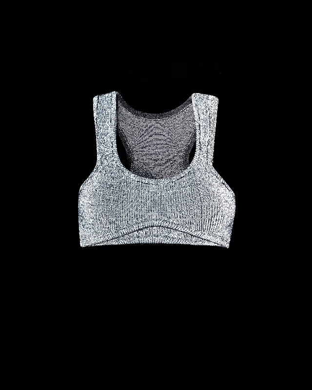 Reflective crop top