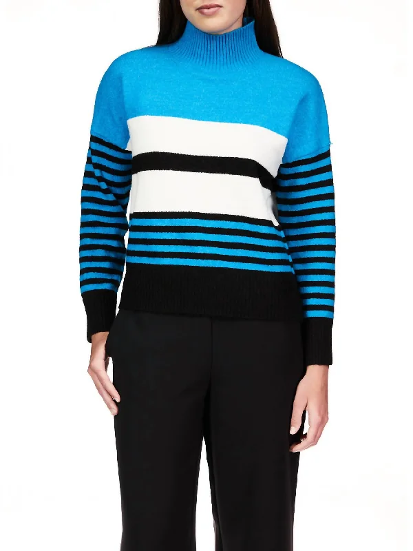 Cruise Sweater In Blue Moon Stripe