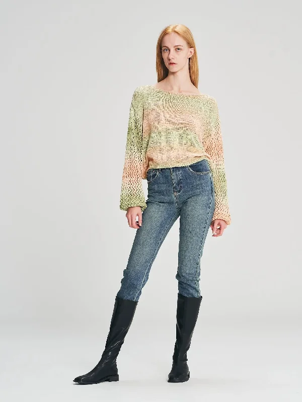 S7601 Crochet Sweater