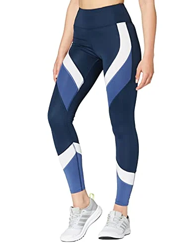 Amazon Essentials Women's Colour Block Sports Leggings