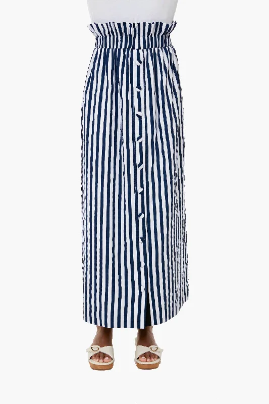 Blue Striped Sasha Skirt