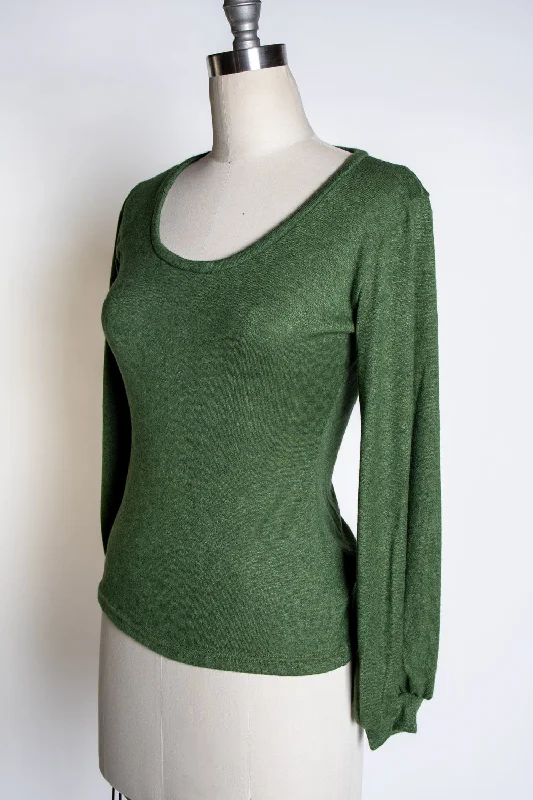 Grace Top - Softie Knit, Evergreen