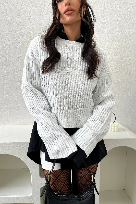 Mina Knit - White