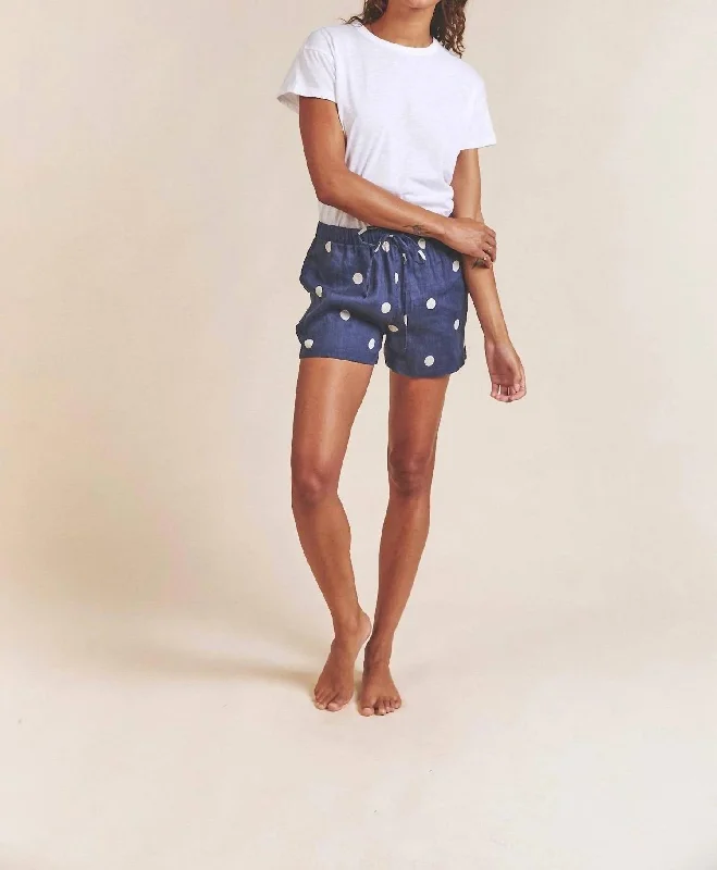 Ione Short In Navy Dot