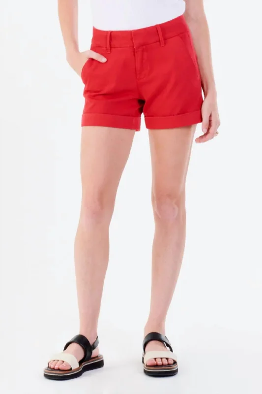 North Hampton Short In Firetruck Red