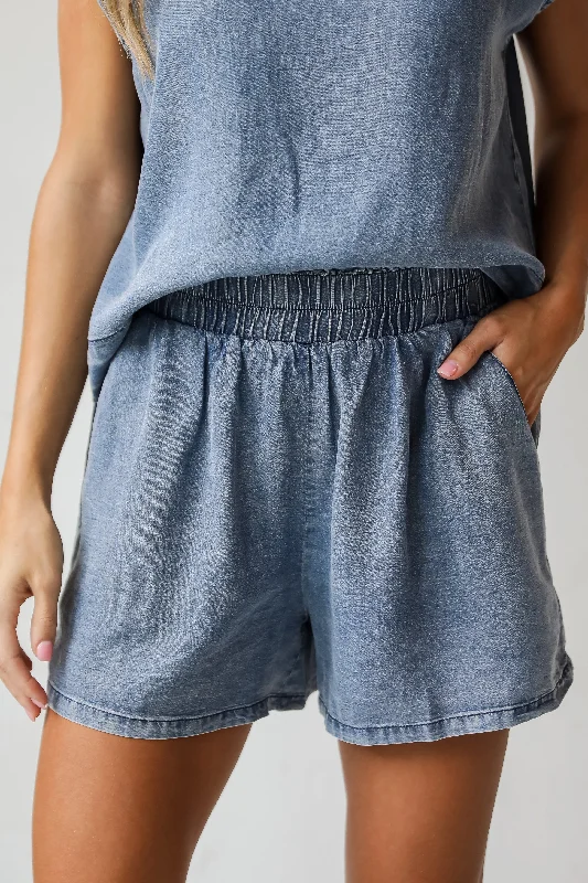 FINAL SALE - Unique Delight Denim Shorts