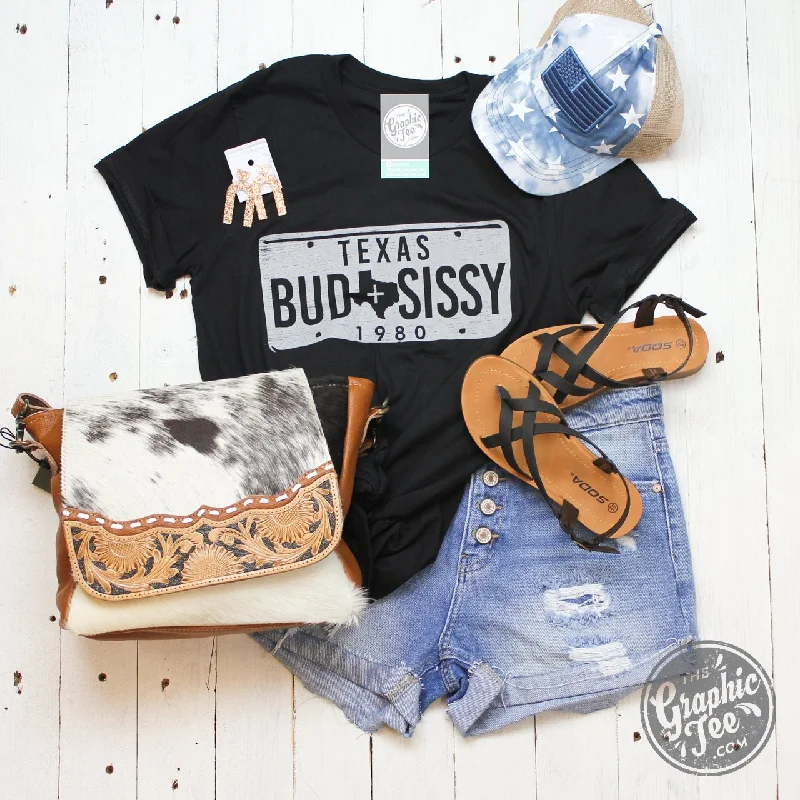 Bud & Sissy - Black Short Sleeve Tee