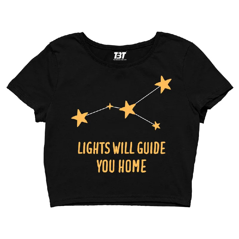 Coldplay Crop Top - Guiding Lights