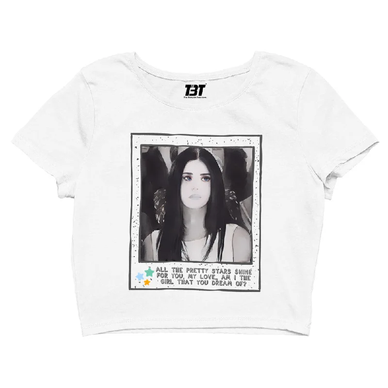 Lana Del Rey Crop Top - Pretty When You Cry