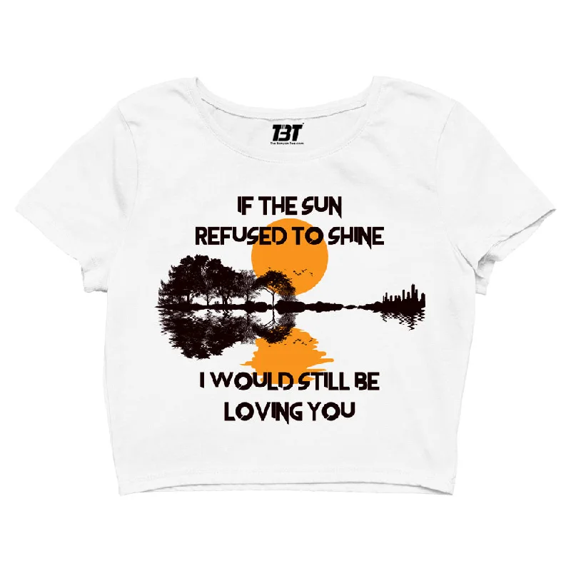 Led Zeppelin Crop Top - I Would Still Be Loving You