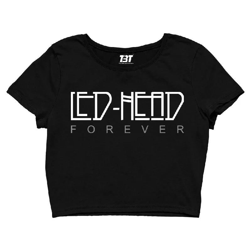 Led Zeppelin Crop Top - Led Head Forever