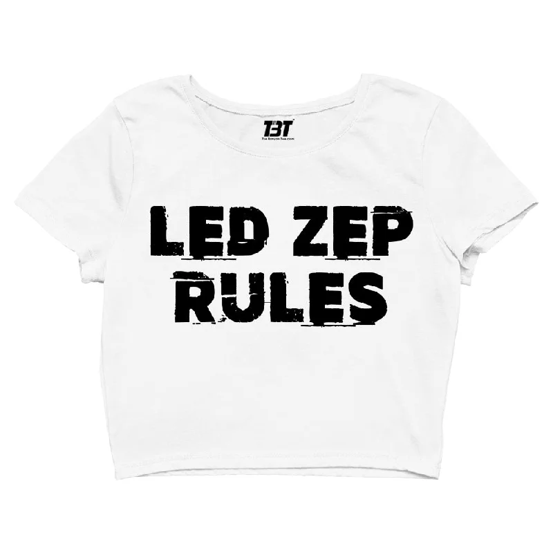 Led Zeppelin Crop Top - Led Zep Rules