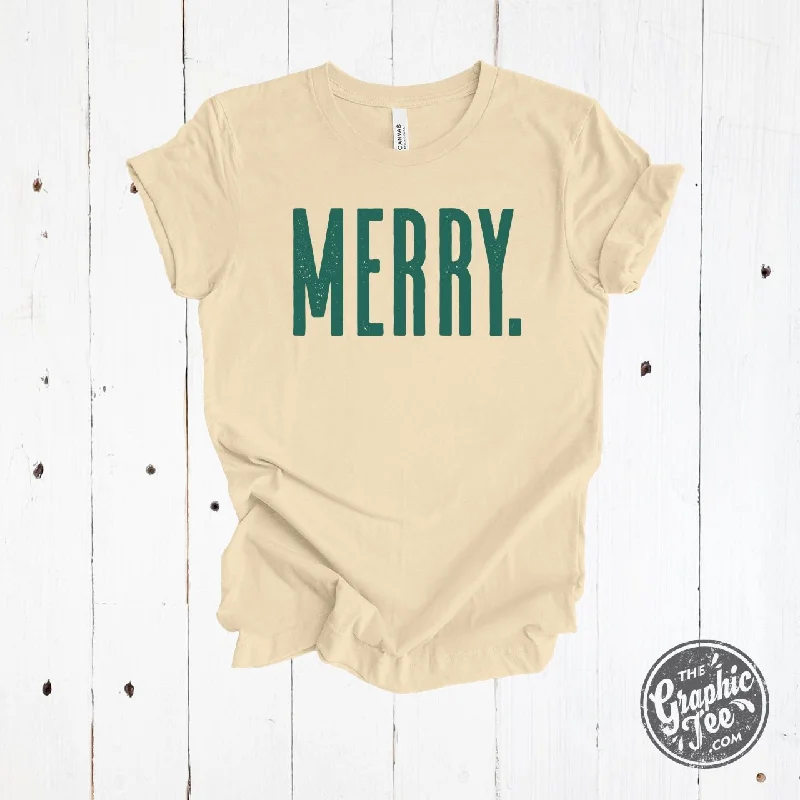 Merry. Soft Cream Unisex Short Sleeve Tee