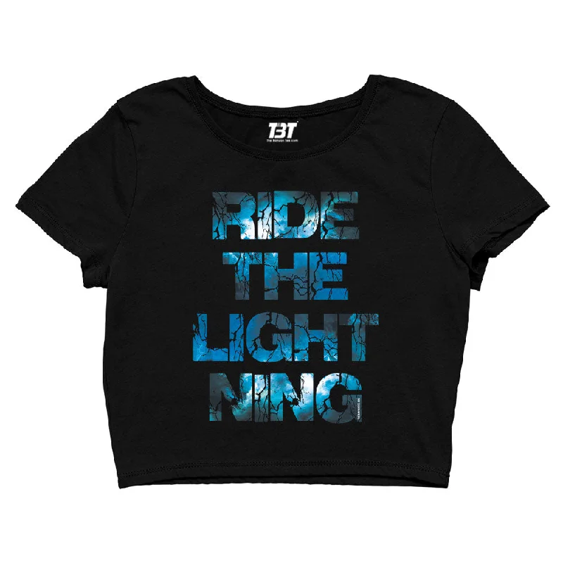 Metallica Crop Top - Ride The Lightning