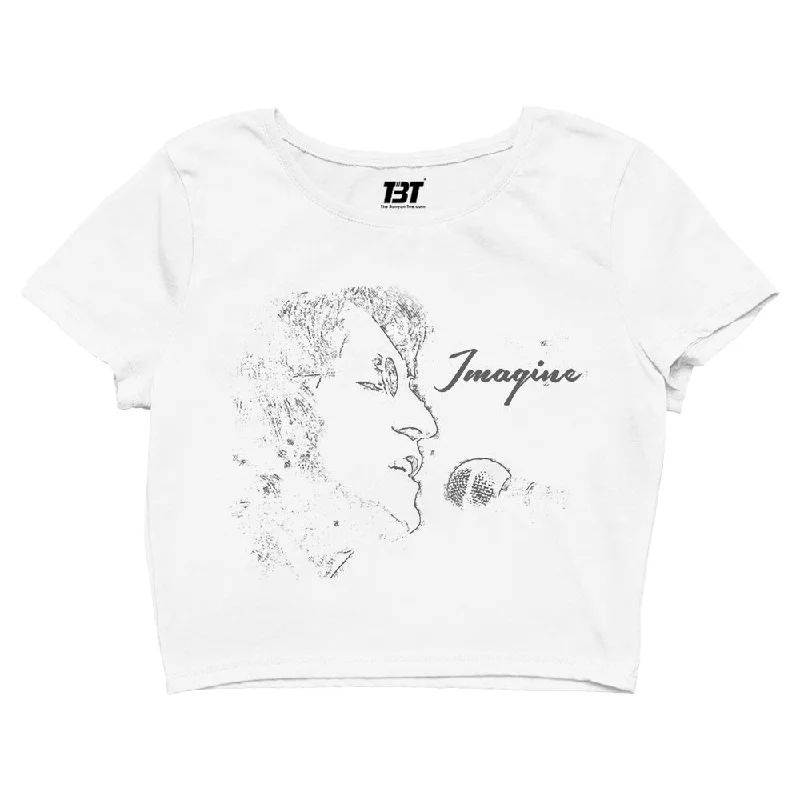 The Beatles Crop Top - Imagine