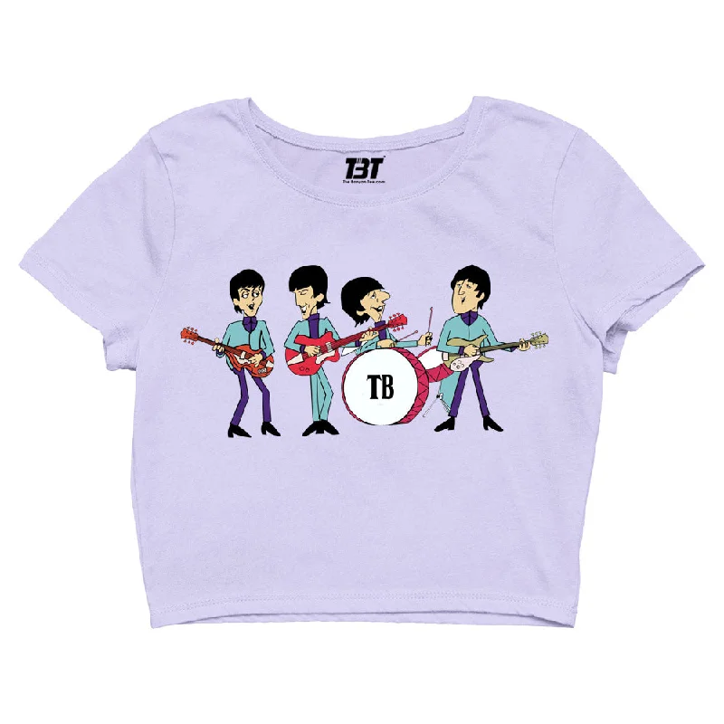 The Beatles Crop Top