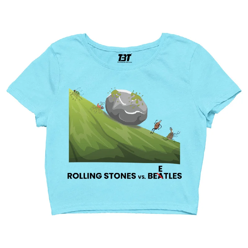 The Beatles Crop Top - Stones vs. Beetles