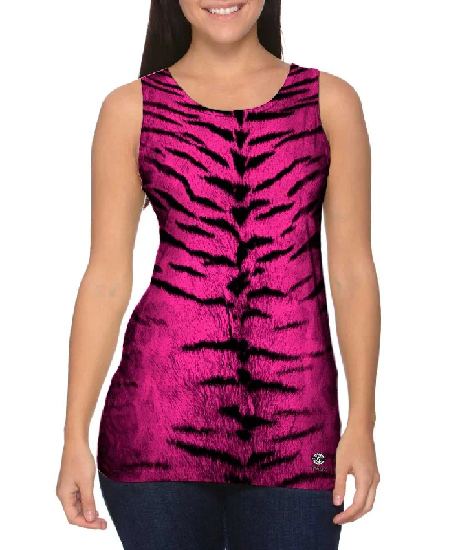 Tiger Leopard Skin Hot Pink