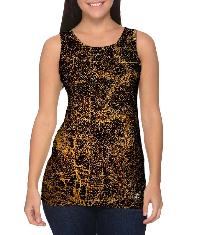 Topography Map Gold