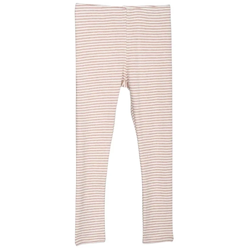 Serendipity Clay/Offwhite Stripe Leggings